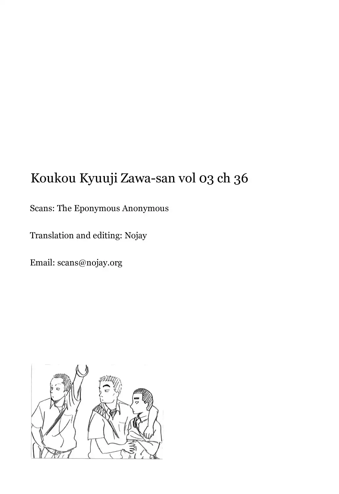 Koukou Kyuuji Zawa-san Chapter 36 5